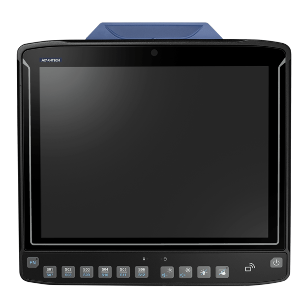 Advantech DLT-V7312AP, Projected Capacitive, USB, RS232, BT, Ethernet, WLAN, NFC, Android, GMS, schwarz