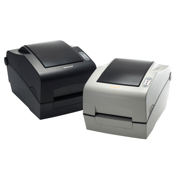 Bixolon SLP-TX400, 8 Punkte/mm (203dpi), EPL, ZPLII, USB, USB-Host, RS232, Ethernet, dunkelgrau