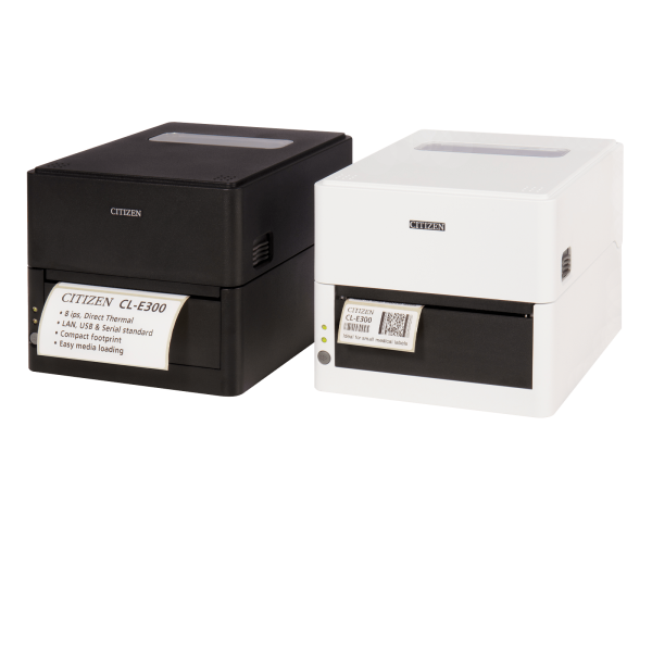 Citizen CL-E300, 8 Punkte/mm (203dpi), USB, RS232, Ethernet, schwarz