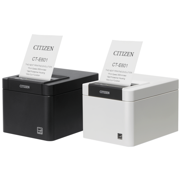 Citizen CT-E601, 8 Punkte/mm (203dpi), Cutter, USB, USB-Host, BT, schwarz