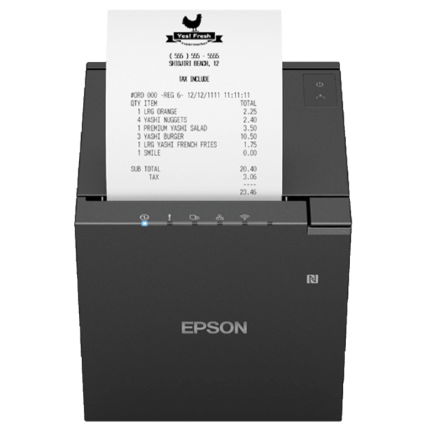 Epson TM-m30III, USB, USB-C, Ethernet, 8 Punkte/mm (203dpi), Cutter, weiß