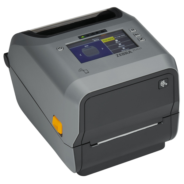 Zebra ZD621d, Ethernet, 12 Punkte/mm (300dpi), Cutter, linerless, RTC, USB, USB-Host, RS232, BT (BLE), grau