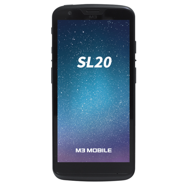 M3 Mobile SL20+, 8-Pin, HD, RAM: 4GB, Flash: 64GB, 2D, SE4710, 14cm (5,5), GPS, hot-swap, USB-C, BT (BLE), WLAN, eSIM, 4G, NFC, Android, GMS, erw. Akku