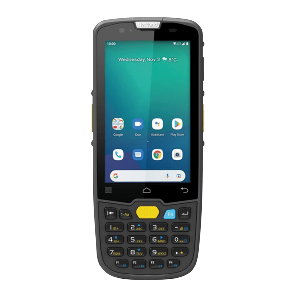 Newland MT67 Sei-Serie, 2D, 10,5cm (4), GPS, USB-C, BT, WLAN, 4G, NFC, Android, Kit, GMS