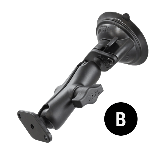 RAM Mounts Saugfuss-Set mit Diamond-Anbindung