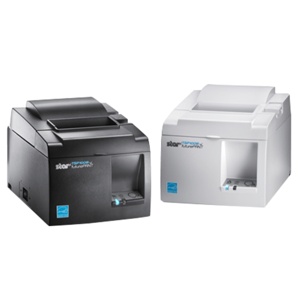 Star TSP143IIIBI2 GY, BT, 8 Punkte/mm (203dpi), Cutter, grau