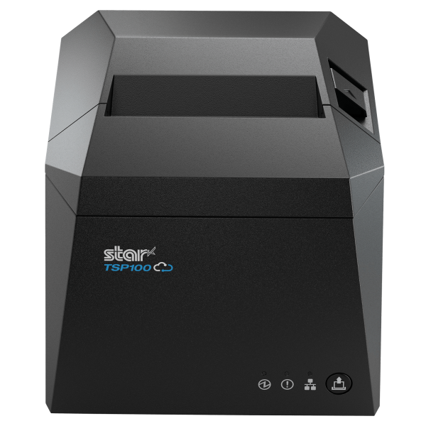 Star TSP143IV X4, CloudPRNT, Android AOA, Linerless, 8 Punkte/mm (203dpi), Cutter, linerless, USB, USB-C, BT, Ethernet, WLAN, grau