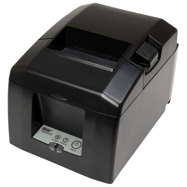 Star TSP654IIHIX, USB, Ethernet, 8 Punkte/mm (203dpi), Cutter, schwarz