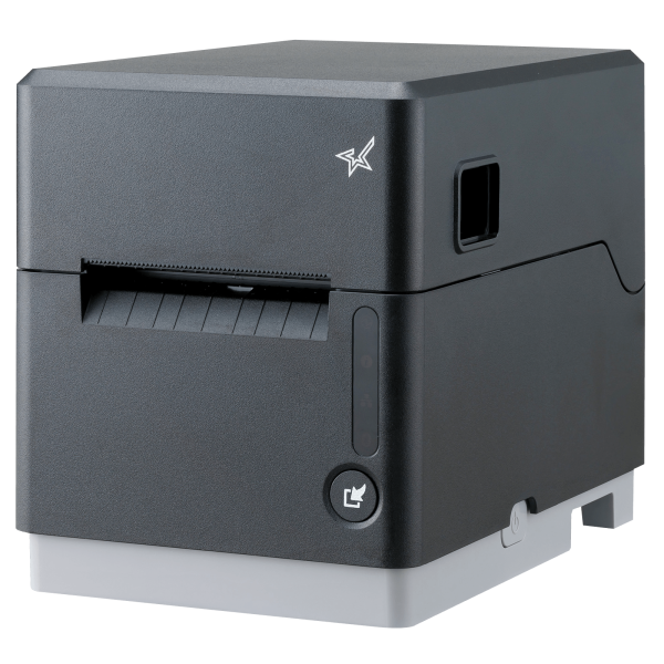 Star mC-Label3, CloudPRNT, Etiketten, Bonrolle, 8 Punkte/mm (203dpi), Cutter, linerless, USB, USB-C, BT, Ethernet, grau