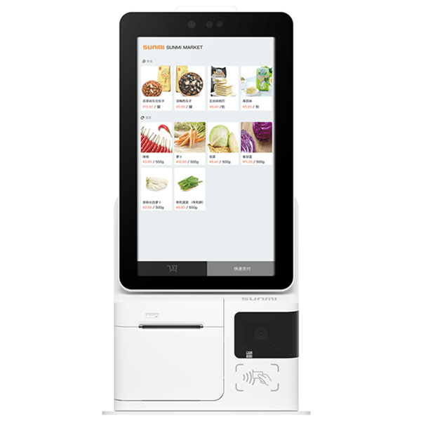 SUNMI K2 MINI, 2D, 39,6cm (15,6), Full HD, USB, BT, Ethernet, WLAN, NFC, Android