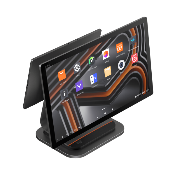 SUNMI T3 PRO, NFC, 39,6cm (15,6), Full HD, USB, USB-C, BT (BLE), Ethernet, WLAN, Android, schwarz, orange