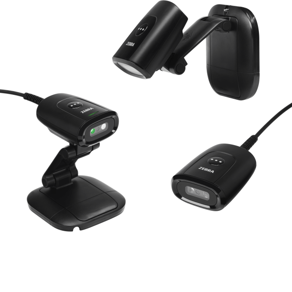 Zebra DS55, 2D, SR, Area Imager, Dual-IF, Kit (USB), schwarz