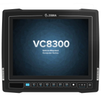 Zebra VC8300, 20,3cm (8), QWERTY, USB, RS232, BT, WLAN,...