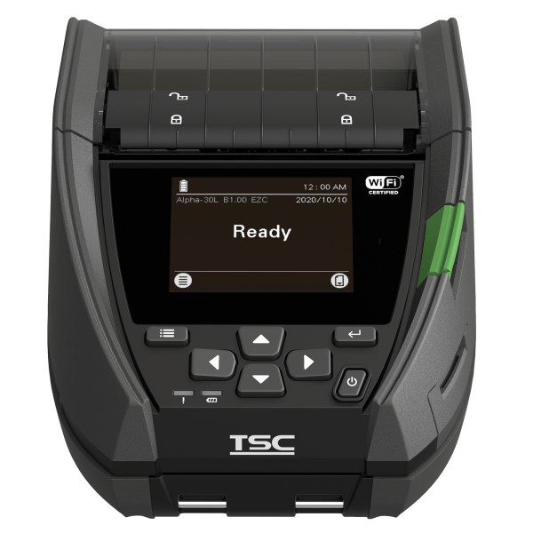 TSC Alpha-30L USB-C, BT, WLAN, NFC, 8 Punkte/mm (203dpi), linerless, RTC, Display