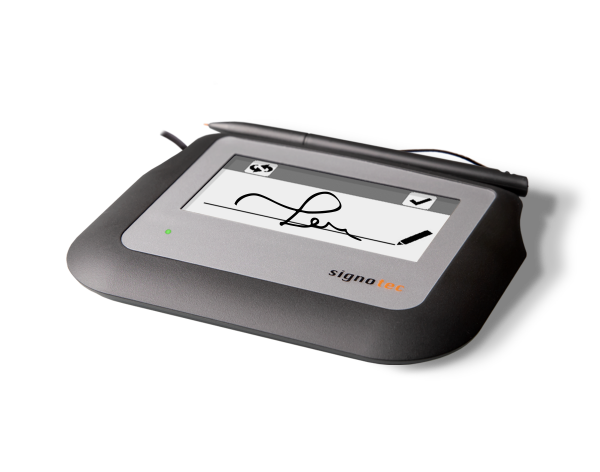 Signotec Sigma Unterschriften-Pad / Identifiizierungs-Pad, PC/MAC, 4"(10,4cm), mit Backlight